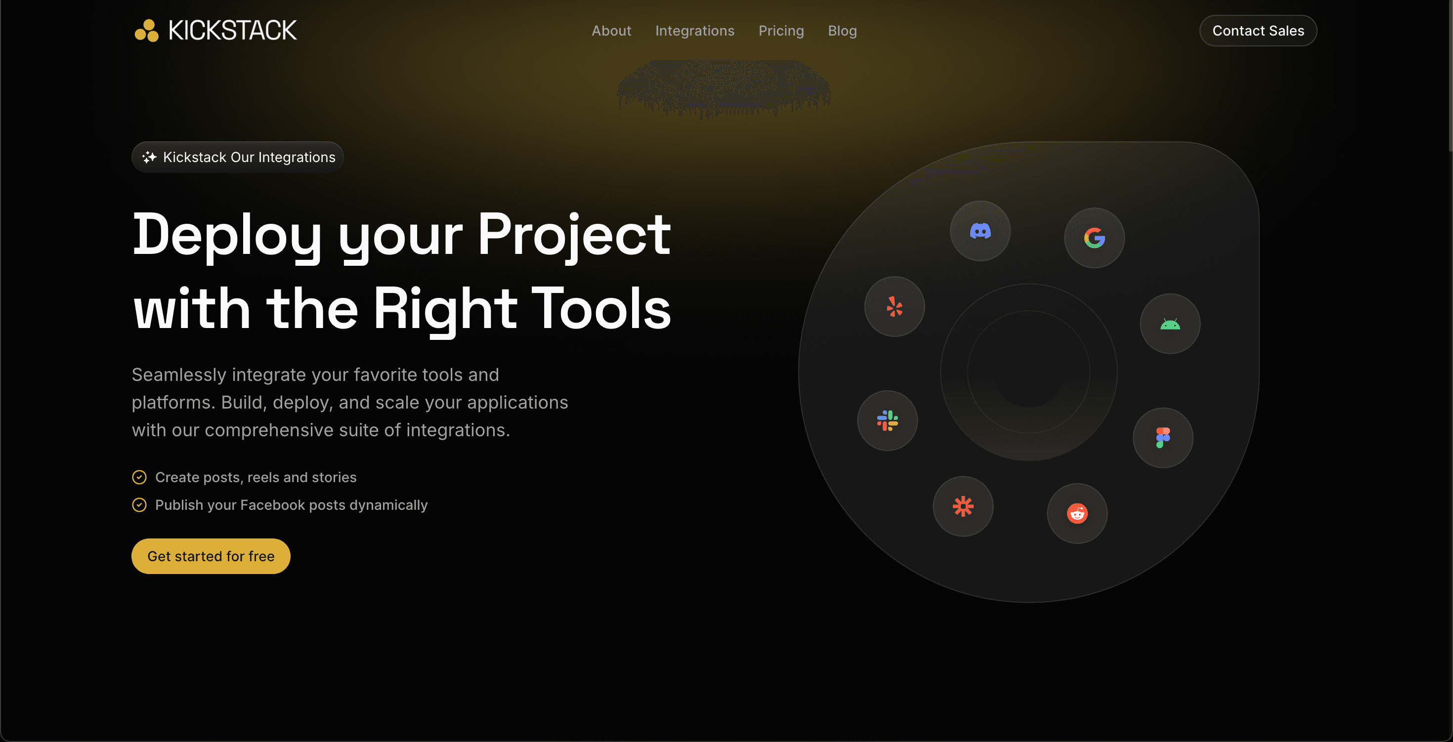 Kickstack - Modern SaaS Appliction